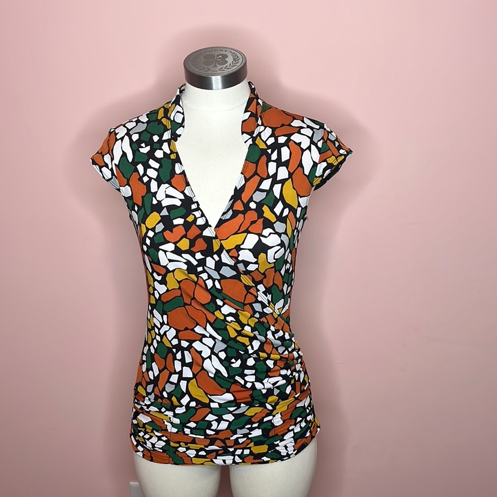 XOXO Multicolored Pattern Blouse